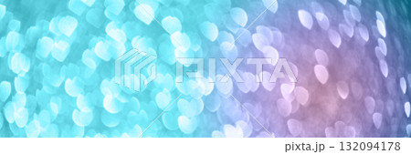 Turquoise and lavender heart bokeh defocused pastel light background Turquoise and lavender heart bokeh defocused pastel light background 132094178