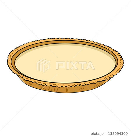 手書き_チーズタルト ホール_01 手書き_チーズタルト ホール_01 132094309