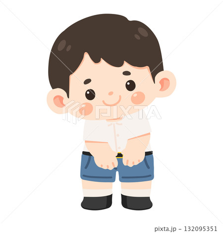 Student making a sorry gesture Student making a sorry gesture 132095351