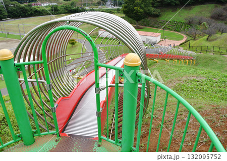 木下交流の杜公園のローラーすべり台_07 木下交流の杜公園のローラーすべり台_07 132095752