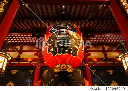 日本 東京 浅草 浅草寺 宝蔵門 日本 東京 浅草 浅草寺 宝蔵門 132096049