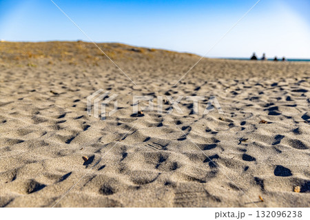 静岡県　中田島砂丘の風景 132096238