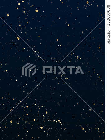 Elegant golden splatter texture on dark background. Luxurious abstract glitter pattern perfect for celebration designs, wallpapers, and modern decorations. Vector Elegant golden splatter texture on dark background. Luxurious abstract glitter pattern perfect for celebration designs, wallpapers, and modern decorations. Vector 132097038