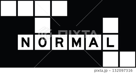 Alphabet letter in word normal on crossword puzzle background Alphabet letter in word normal on crossword puzzle background 132097316