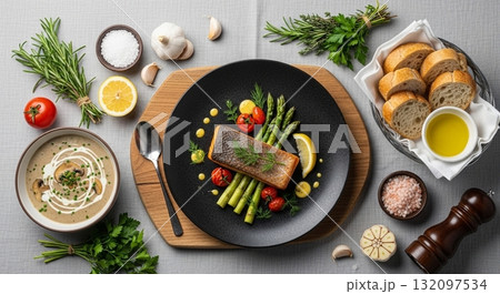 Inspirasi Sarapan Lezat dan Bergizi dengan Roti, Pancake, dan Buah Segar Inspirasi Sarapan Lezat dan Bergizi dengan Roti, Pancake, dan Buah Segar 132097534