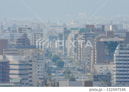 Cityscape view of Kyoto in Kansai region of Japan Cityscape view of Kyoto in Kansai region of Japan 132097586