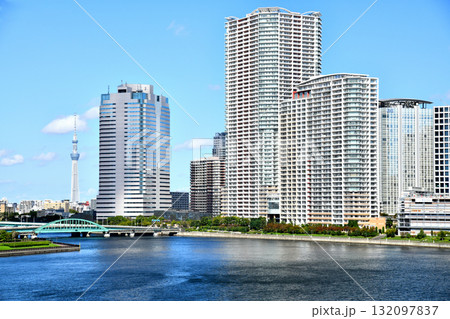 春海橋/晴海橋梁 (旧晴海鉄道橋)周辺を望む(東京都江東区)【2025.10】 春海橋/晴海橋梁 (旧晴海鉄道橋)周辺を望む(東京都江東区)【2025.10】 132097837