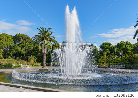 神戸市の須磨離宮公園にある噴水庭園 神戸市の須磨離宮公園にある噴水庭園 132098120
