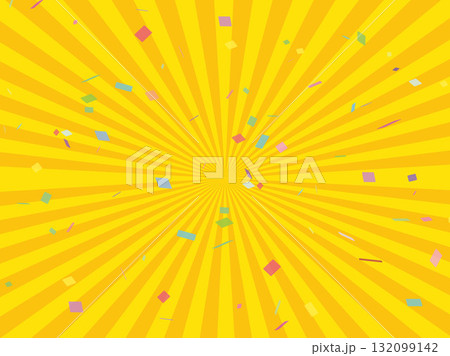 背景素材,集中線,放射状,効果線のイメージ,シンプル,カラー,スピード感,無料素材 132099142