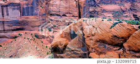 Surrounding Terrain, Cliffs, and Valley Canyon De Chelly Arizona 132099715