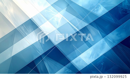 青いガラスの抽象背景 青いガラスの抽象背景 132099925