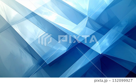 青いガラスの抽象背景 132099927