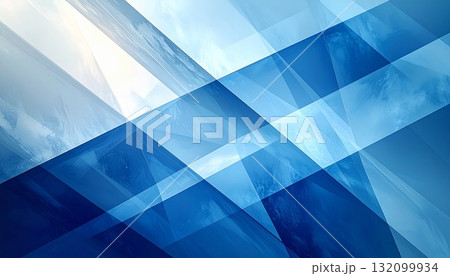 青いガラスの抽象背景 青いガラスの抽象背景 132099934