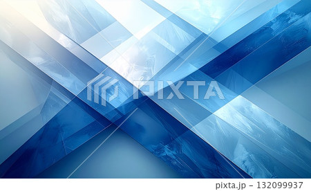青いガラスの抽象背景 青いガラスの抽象背景 132099937
