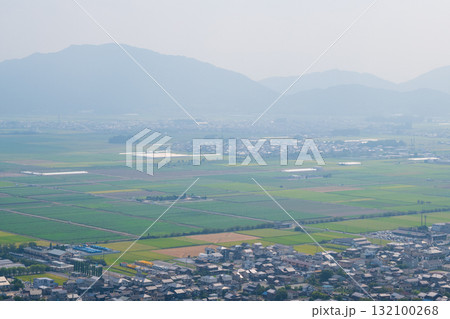 近江八幡 八幡山城跡からの眺望 132100268