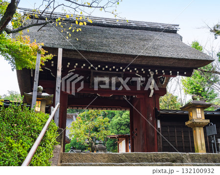 東京　深大寺　山門 132100932