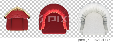 armchair isolate on a transparent background, comfortable furniture for home interior, 3D illustration, cg render armchair isolate on a transparent background, comfortable furniture for home interior, 3D illustration, cg render 132101557