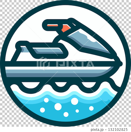 噴射滑雪圖標 噴射滑雪圖標 132102825