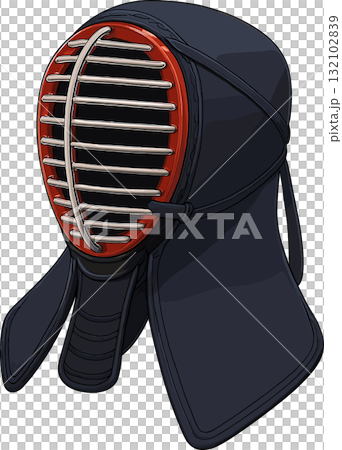 劍道的臉的插圖 劍道的臉的插圖 132102839