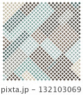 四角形ドットをクールな雰囲気に配色した、冬イメージの背景素材 132103069