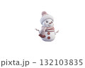 Christmas landscape with gifts and snow. Merry christmas and happy new year . 132103835