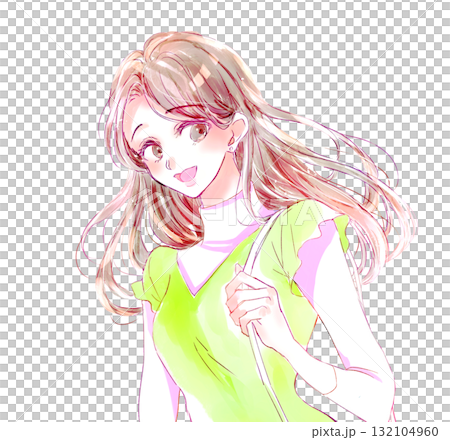 女人外出春季形象 132104960