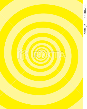 黄色の時計回りの渦巻背景 132106200