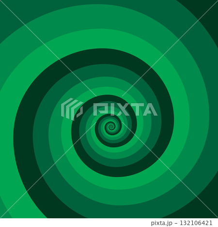 Artistic spiral shape. Vector drawing 132106421