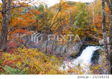 秋の滝上町の風景 132108158
