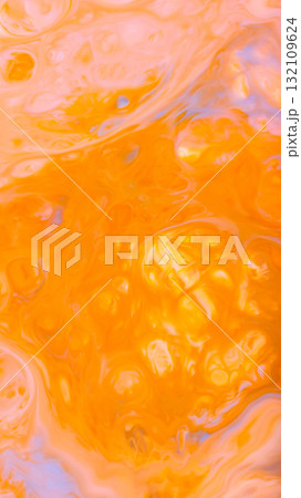 Colorful Abstract Liquid Flow with Vibrant Peach and Orange Hues Colorful Abstract Liquid Flow with Vibrant Peach and Orange Hues 132109624