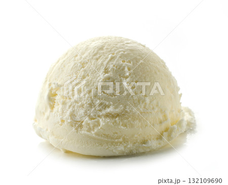 vanilla ice cream scoop vanilla ice cream scoop 132109690