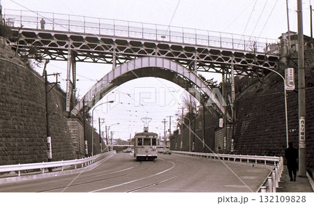 昭和46年 　横浜市電3系統廃止の日　山元町　横浜市　神奈川県　記録写真 132109828