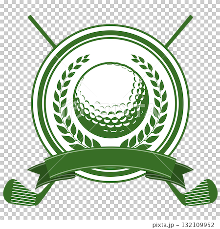 Golf ball laurel 132109952