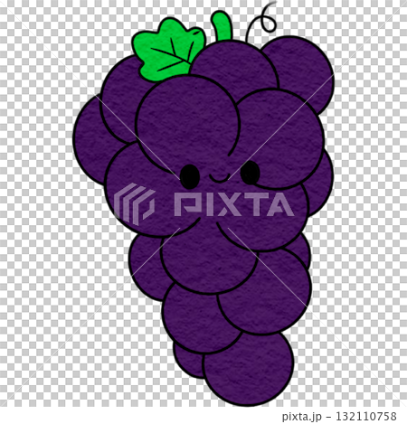 a grape with a green leaf a grape with a green leaf 132110758