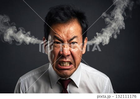 怒りが爆発する瞬間 怒りが爆発する瞬間 132111176