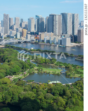 浜松町1丁目より望む浜離宮・隅田川・勝どきの眺望　　都市景観（2025年9月） 132111307