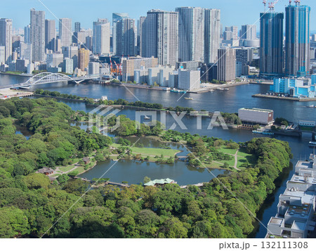 浜松町1丁目より望む浜離宮・隅田川・勝どきの眺望　　都市景観（2025年9月） 132111308