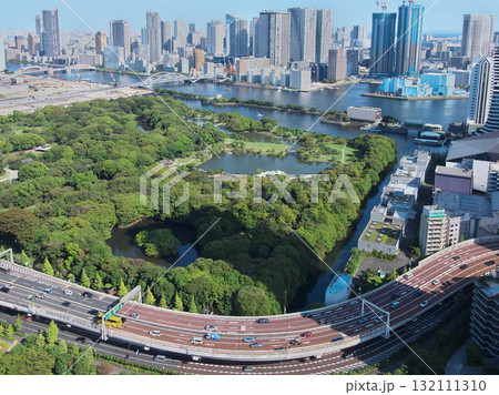 浜松町1丁目より望む浜離宮・隅田川・勝どきの眺望 都市景観(2025年9月) 浜松町1丁目より望む浜離宮・隅田川・勝どきの眺望 都市景観(2025年9月) 132111310