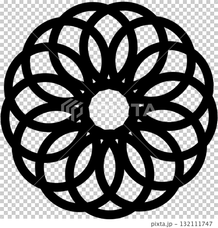 Circle overlay segments bold line for Infographic, data, business Circle overlay segments bold line for Infographic, data, business 132111747