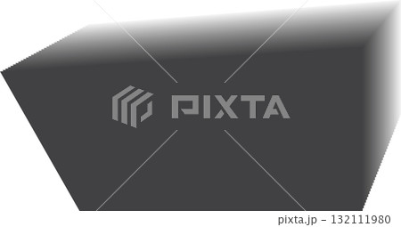 Rectangle shadow. Falling gray shades from object overlay blackout Rectangle shadow. Falling gray shades from object overlay blackout 132111980