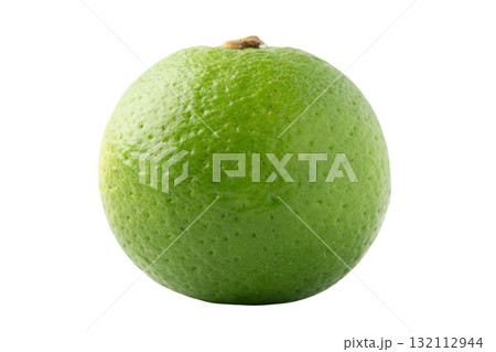 透明背景（png）に1個のかぼす 132112944