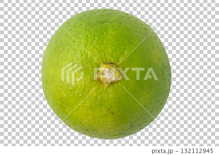 透明背景（png）に1個のかぼす 132112945