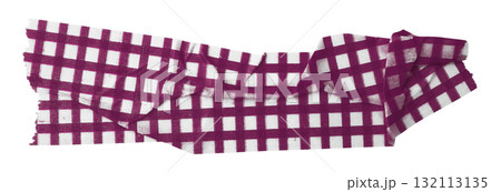 purple patterned sticker paper tape isolated on transparent background 132113135