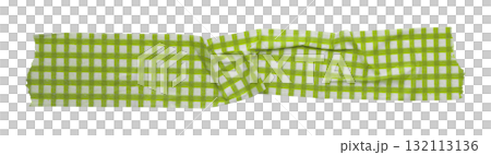 green patterned sticker paper tape isolated on transparent background green patterned sticker paper tape isolated on transparent background 132113136