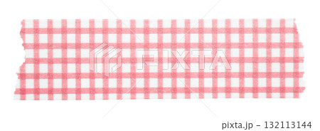 pink patterned sticker paper tape isolated on transparent background 132113144