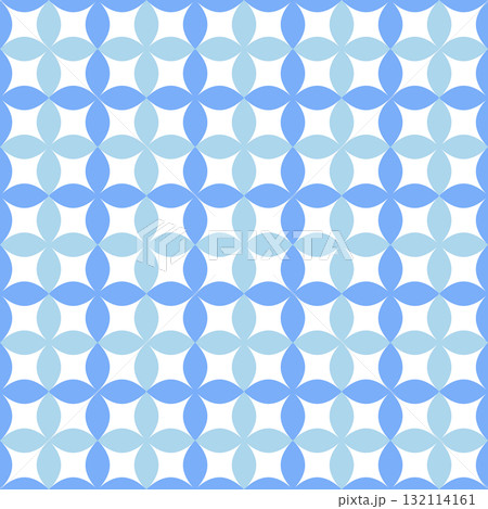 Blue petal trellis seamless pattern. Vector background. Blue petal trellis seamless pattern. Vector background. 132114161
