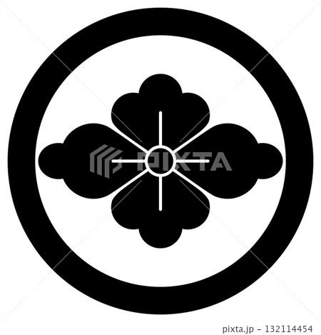 家紋です。丸に花菱といいます。 家紋です。丸に花菱といいます。 132114454