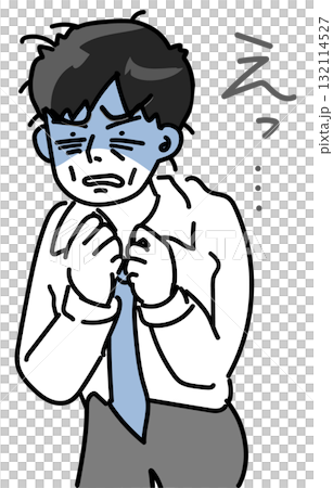 唖然として顔面蒼白になる若手サラリーマンのベクターイラスト 唖然として顔面蒼白になる若手サラリーマンのベクターイラスト 132114527