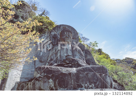 千葉　日本寺の大仏 132114892