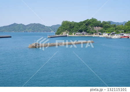 豊町大長漁港の景色 豊町大長漁港の景色 132115101